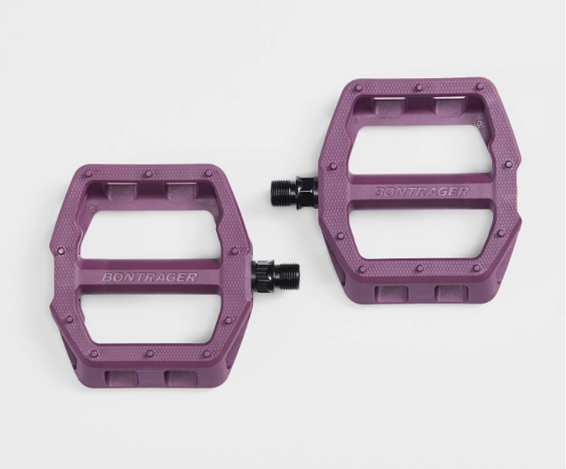 Bontrager Line Comp Flat Pedal Set in Mulberry Purple-1